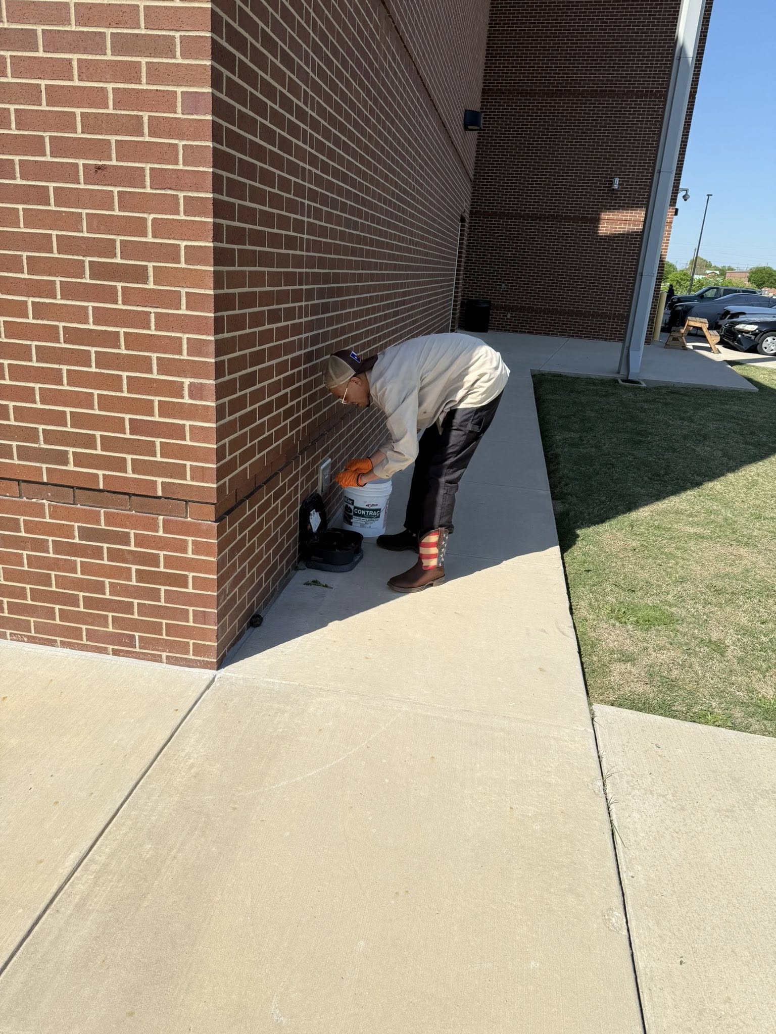 Perimeter Defense — Working the full perimeter to build a continuous protective barrier around the property.