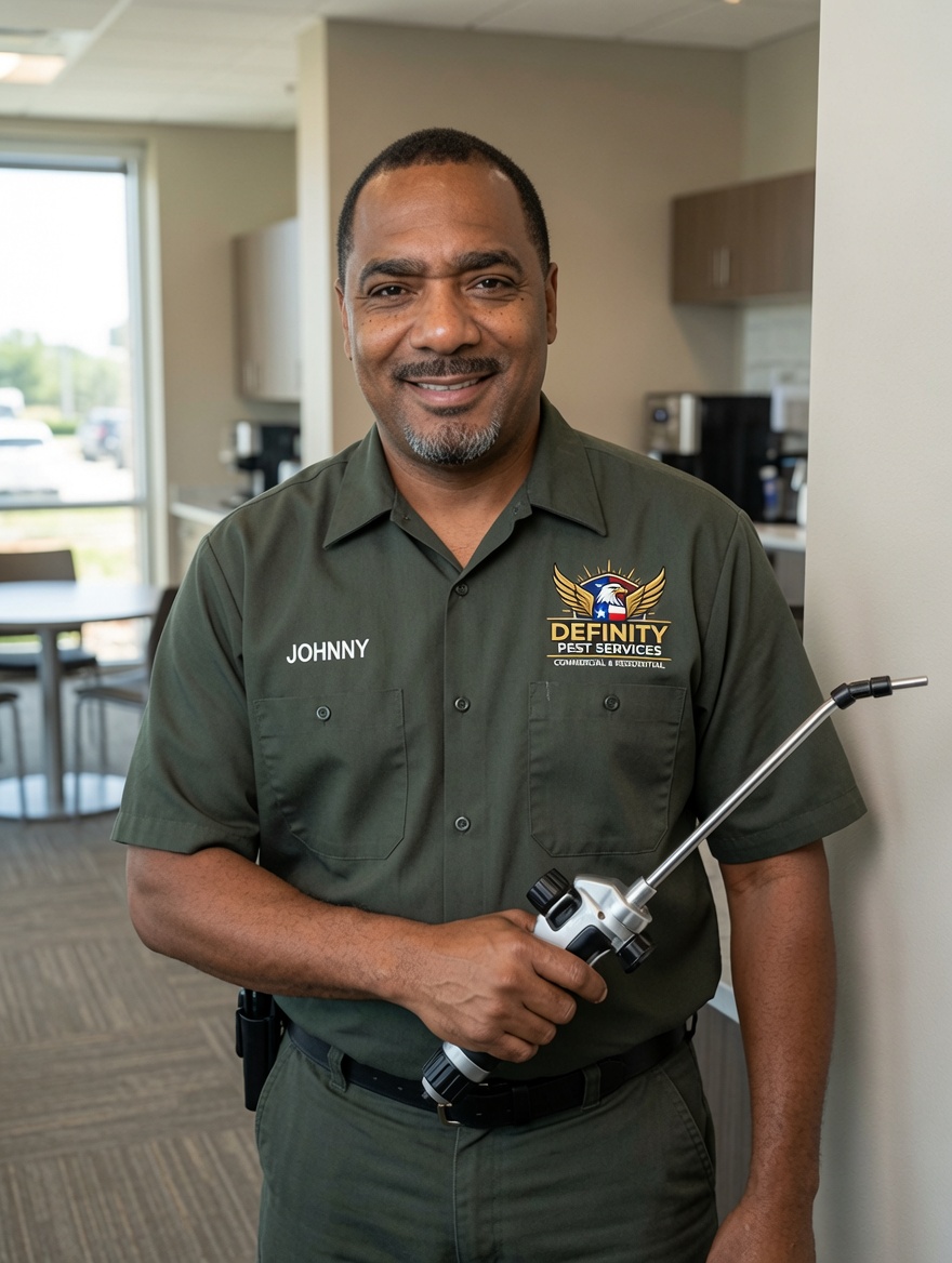 Johnny Lockridge, owner of Definity Pest Services